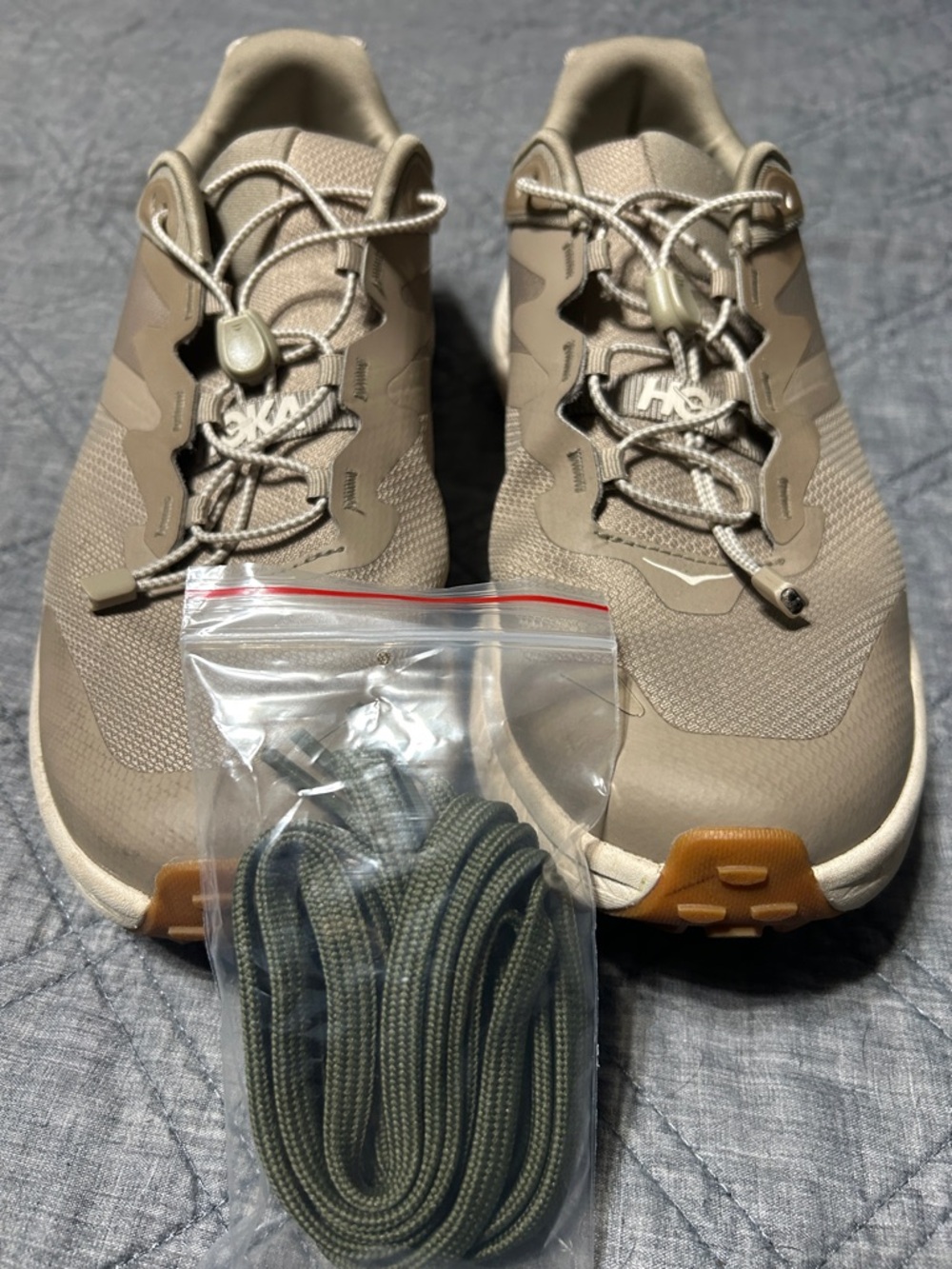 Hoka Men's Sand/Beige Transports Athletic Shoes - Picture 5 of 5